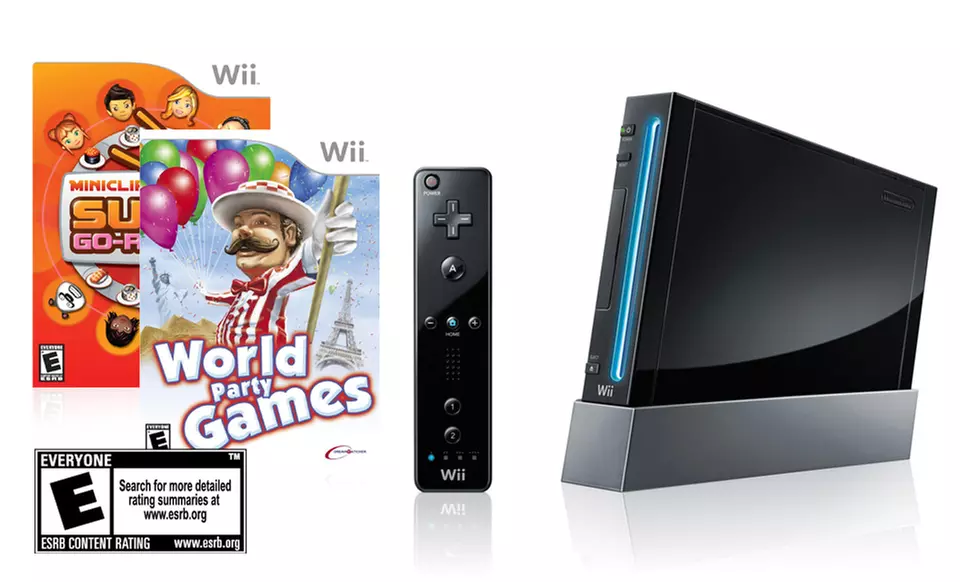 $109.99 for Nintendo Wii Console (Factory Refurbished) and Game Package ($189.99 List Price). Free Shipping and Returns. - Primary Image