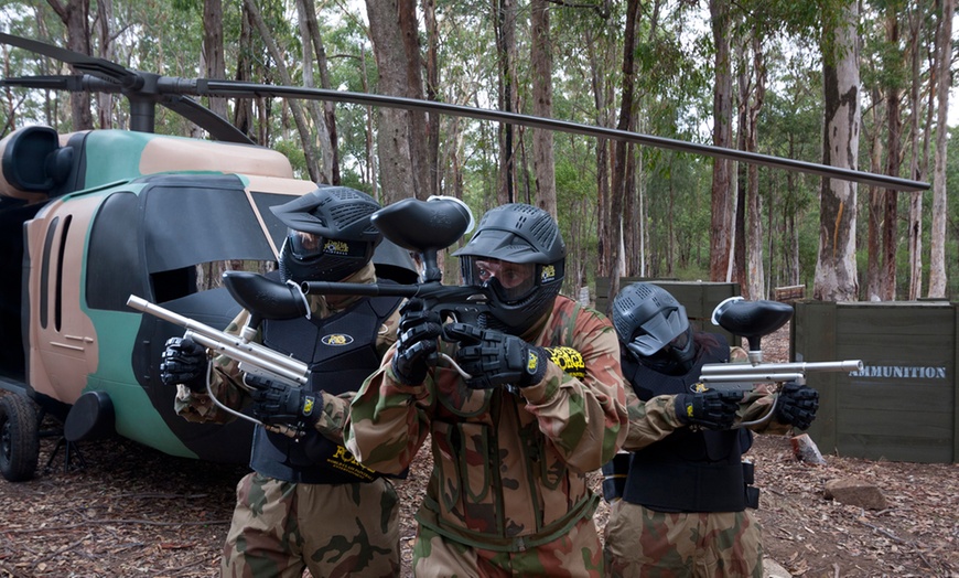 Image 5: Paintball Game + Equipment