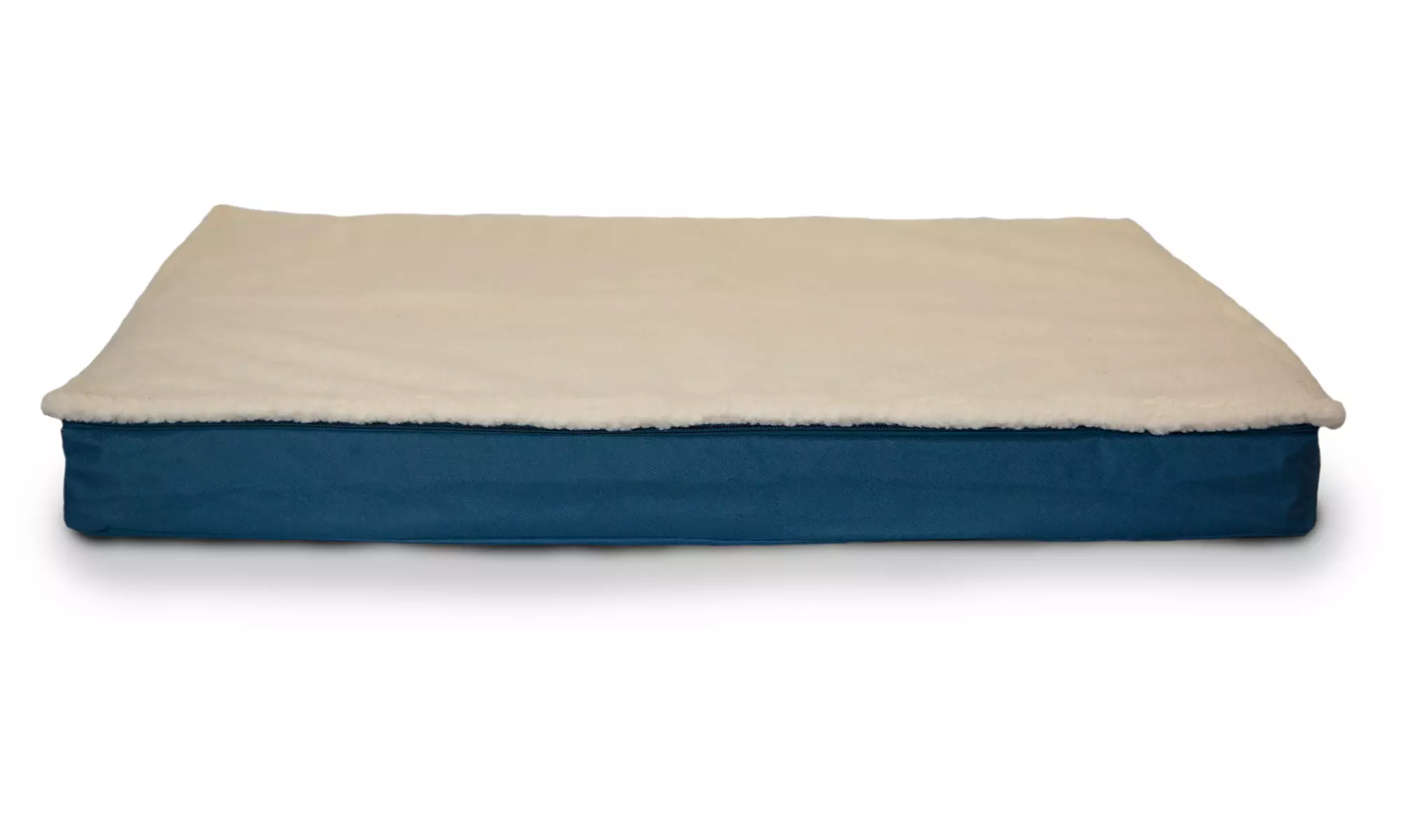 2-in-1 Indoor/Outdoor Pet Bed with Removable Sherpa Top - Second Medium