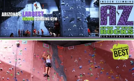 $21 for a One-Day Rock-Climbing Pass at AZ on the Rocks - Primary Image