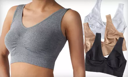 $25 for Four Delta Burke Comfort Bras in 1X, 2X, or 3X ($64 List Price). Multiple Colors Available. Free Shipping. - Primary Image