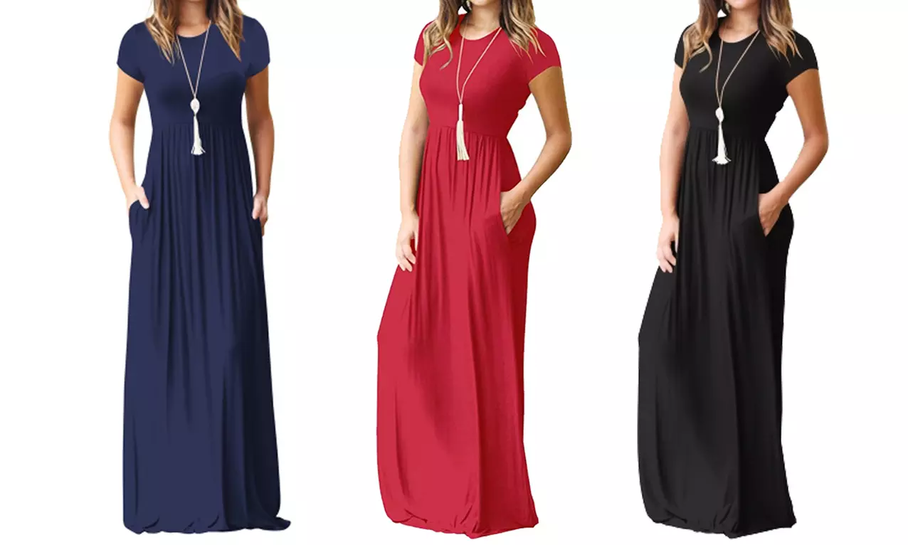 1 ou 2 robes maxi casual Empire pour femme - Primary Image
