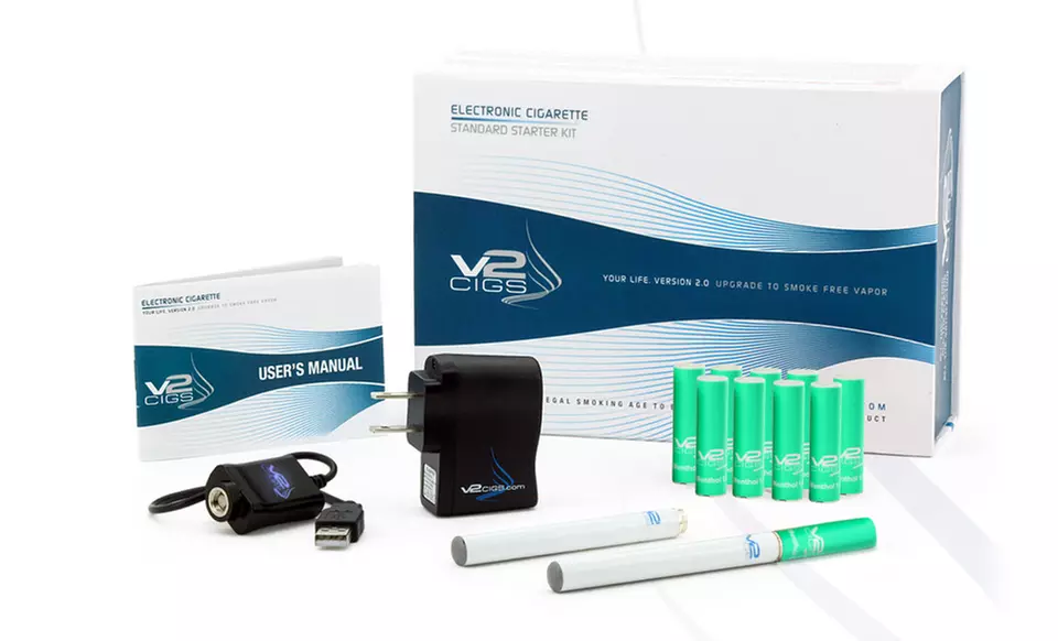 V2 Cigs Standard E-Cigarette Kit. Multiple Options Available. - Second Medium