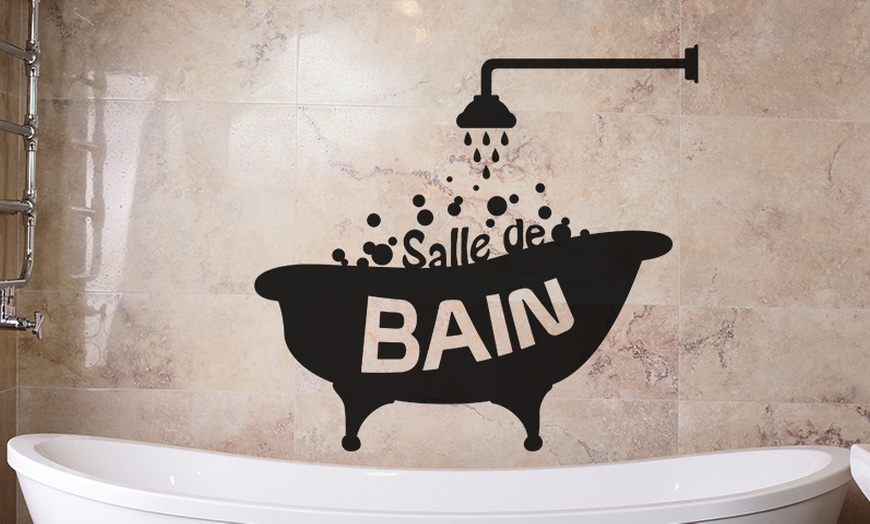 Image 3: Stickers pour salle de bain 
