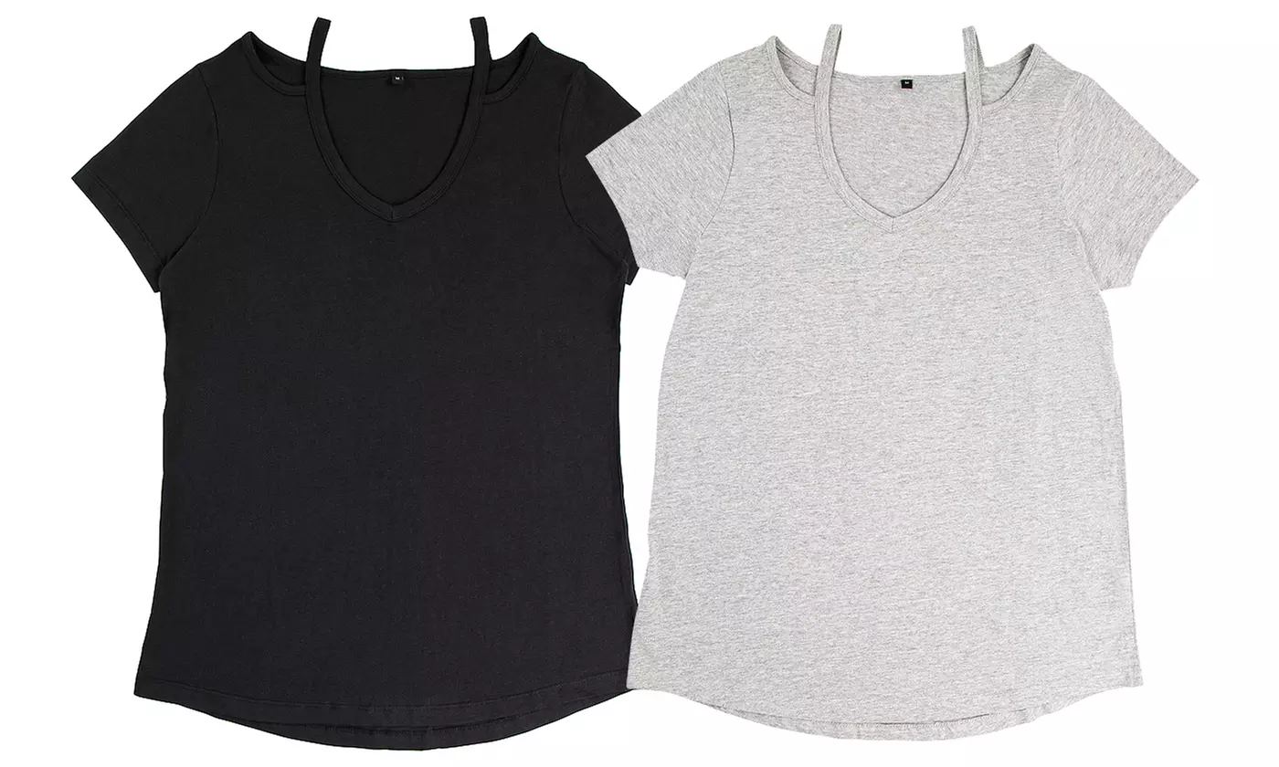 Set de 2 t-shirts pour femme 600W Chicago - Primary Image