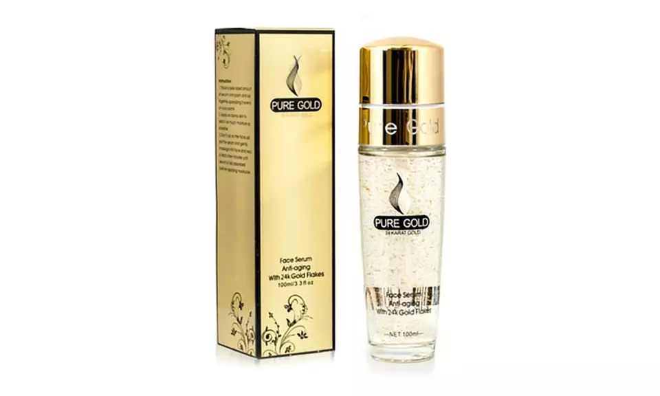 ISO Beauty Pure Gold Anti-Aging Face Serum with 24K Gold Flakes (3.3 Fl. Oz.) - Primary Image
