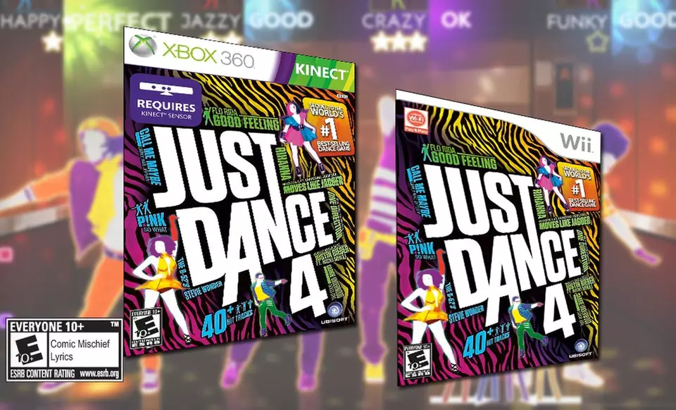 $19.99 for Just Dance 4 for Wii or Kinect for Xbox 360 ($39.99 List Price). Free Shipping and Returns. - Primary Image