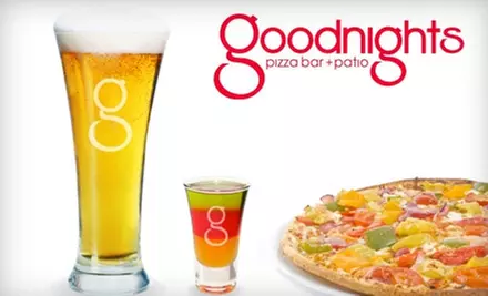 $4 for $12 Worth of Pizza and Drinks at Goodnights Pizza and Patio - Primary Image