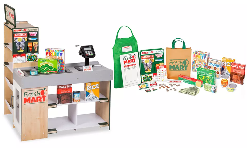 Melissa and Doug Grocery Store Pretend Play Set - Primary Image