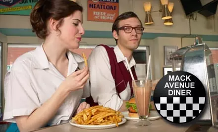 $7 for $15 Worth of Burgers, Wraps, and Melts at Mack Avenue Diner in Grosse Pointe Woods - Primary Image