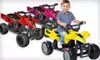 $119 for a Red, Pink, or Yellow Suzuki QuadRacer R450 with Battery and Charger from National Products Ltd. ($179.99 Value). Shipping Included.