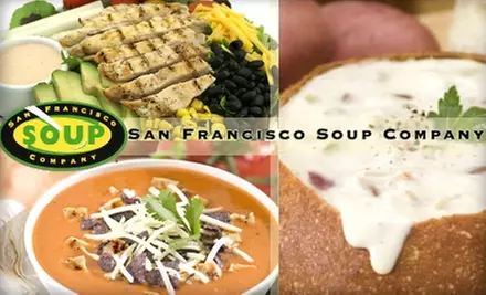 $5 for $10 Worth of Soups, Salads, and More at San Francisco Soup Company - Primary Image