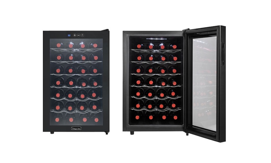 magic chef mcwc28b 28 bottle wine cooler