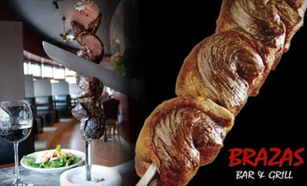 $20 for $50 Worth of Brazilian Steakhouse Fare and Drinks at Brazas Bar & Grill - Primary Image