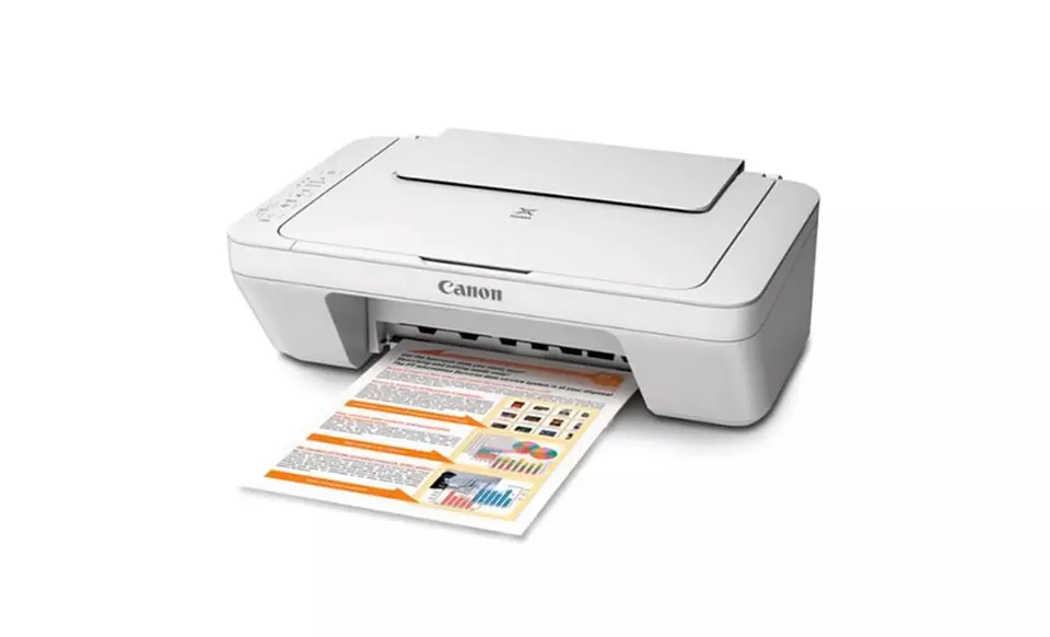 Canon All-in-One Inkjet Color Printer with Ink and USB Cable - Primary Image