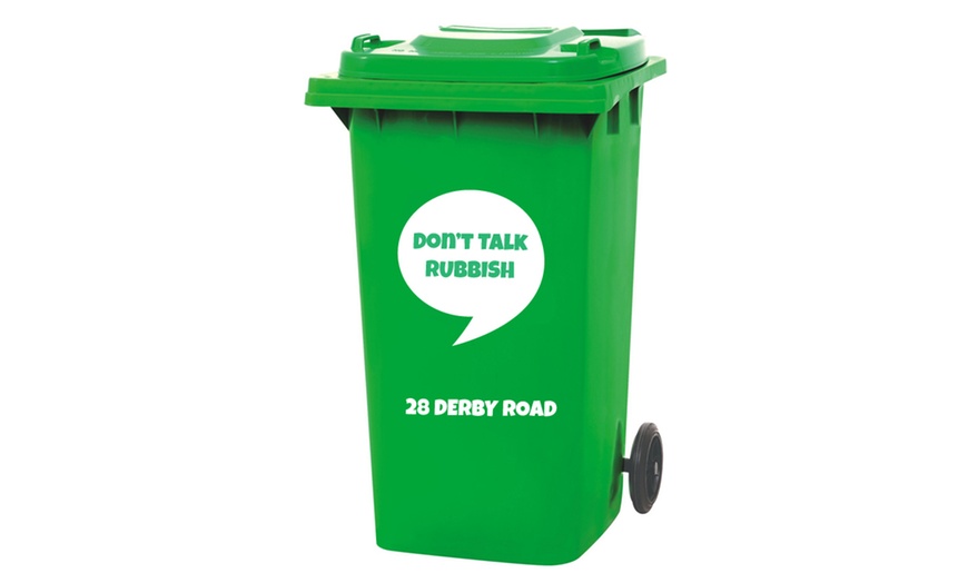 Image 5: Personalised Wheelie Bin Sticker