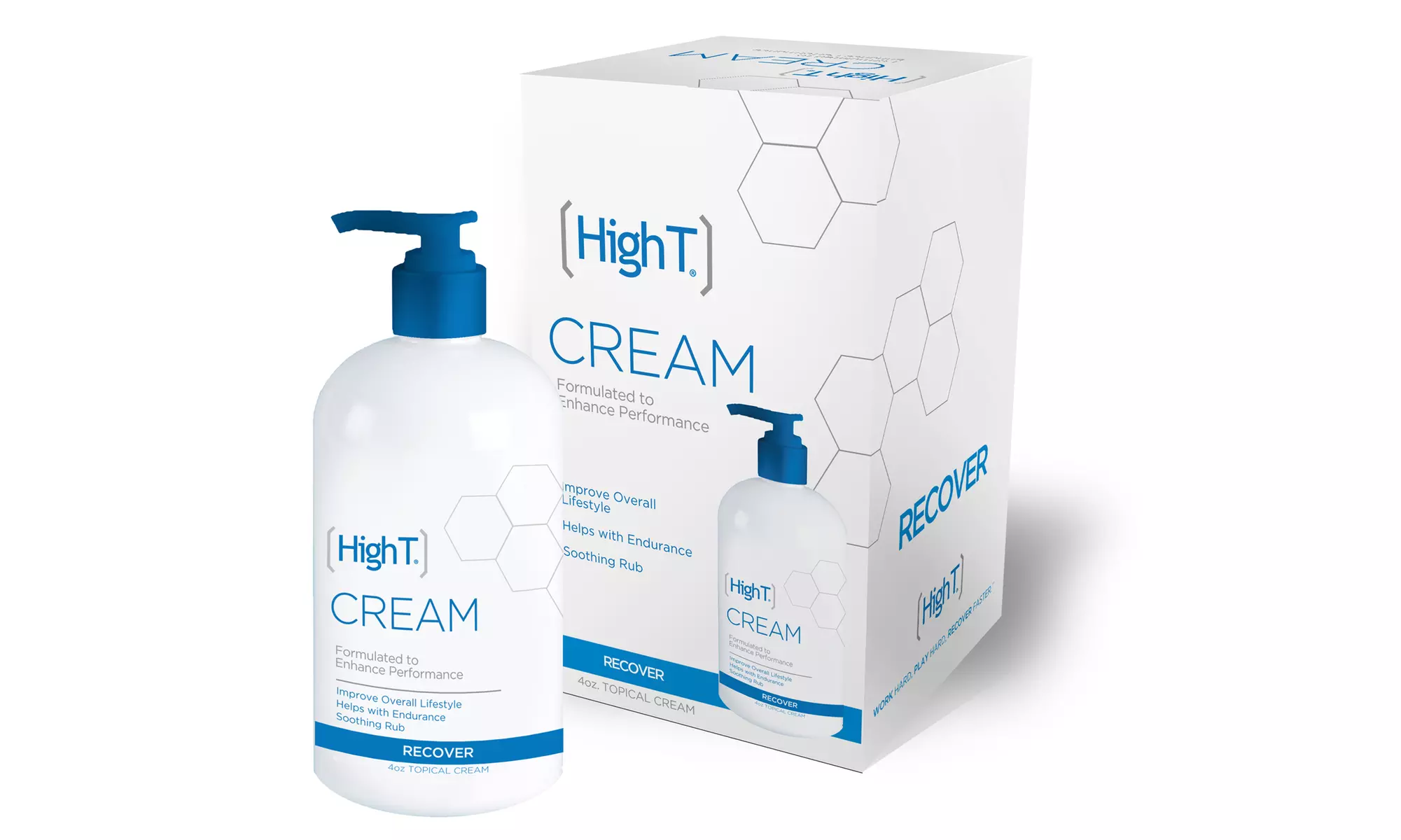 High T Cream Testosterone Performance Enhancing Formula (4 oz.) - Primary Image