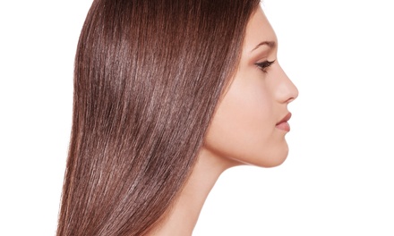 permanent hair straightening groupon