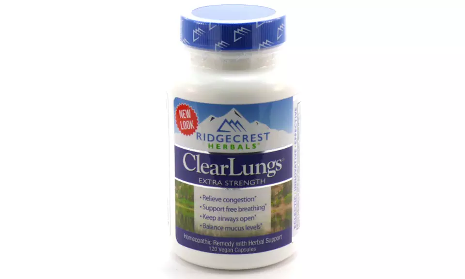 RidgeCrest ClearLungs Extra Strength Decongestant (120 Count) - Primary Image