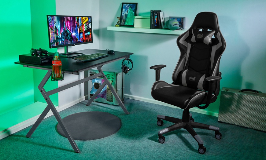 Up To 36% Off Neo Ergonomic One- Or Two-tier Gaming Desk 