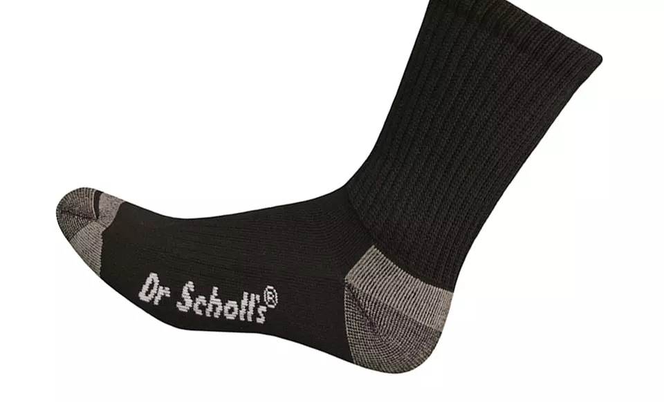 Dr. Scholl's Blister Guard Ankle or Crew Socks Six-Pack (Up to 35% Off). 6 Styles Available. Free Shipping. - Second Medium