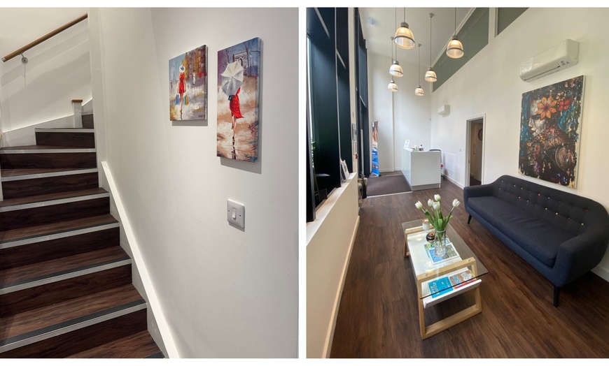 Image 6: Teeth Whitening treatment with dental exam,air polish & home whitening