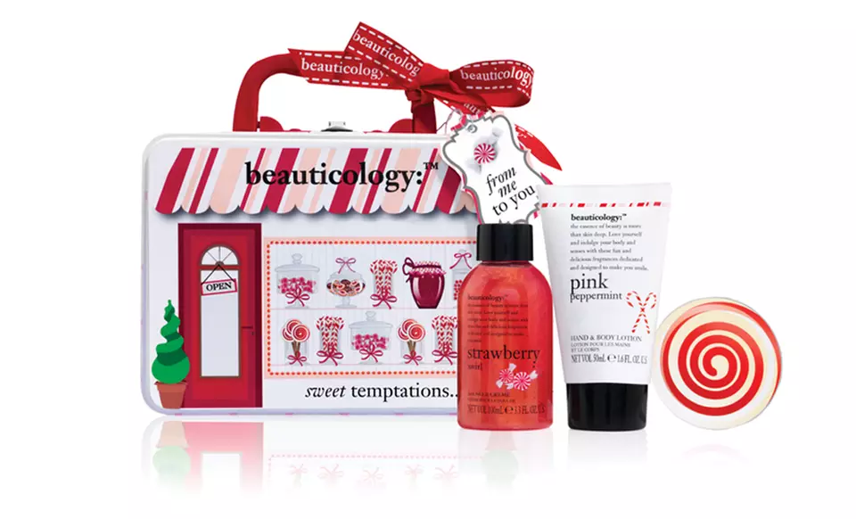 Baylis & Harding Beauticology Candy Cane Beauty Sets. Three Options from $11.99–$19.99.  - Second Medium