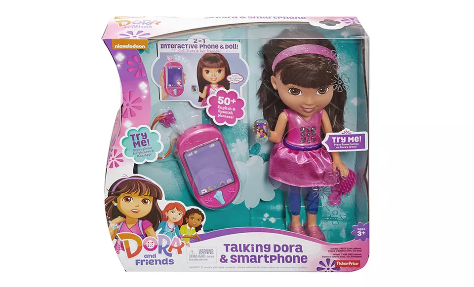 Fisher-Price Nickelodeon Dora & Friends Talking Dora and Smartphone - Second Medium