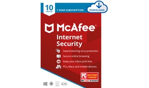  McAfee Internet Security 2021 10 Devices for One year 