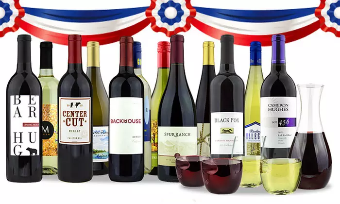 $79 for Curated 12-Bottle Pack of Wine from Franklin Mint Wine Merchants ($253.87 Value)    - Primary Image