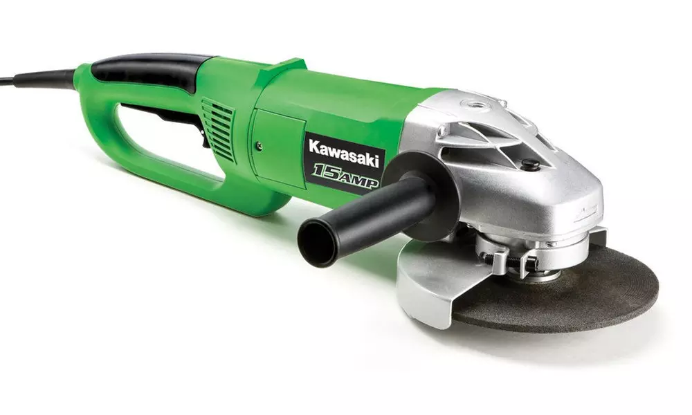 Kawasaki 15 Amp Angle Grinder with 7"–9" Discs - Primary Image