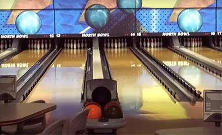 $7 for Two Games of Bowling, Shoe Rental, and One Drink at North Bowl (Up to $17.25 Value) - Primary Image