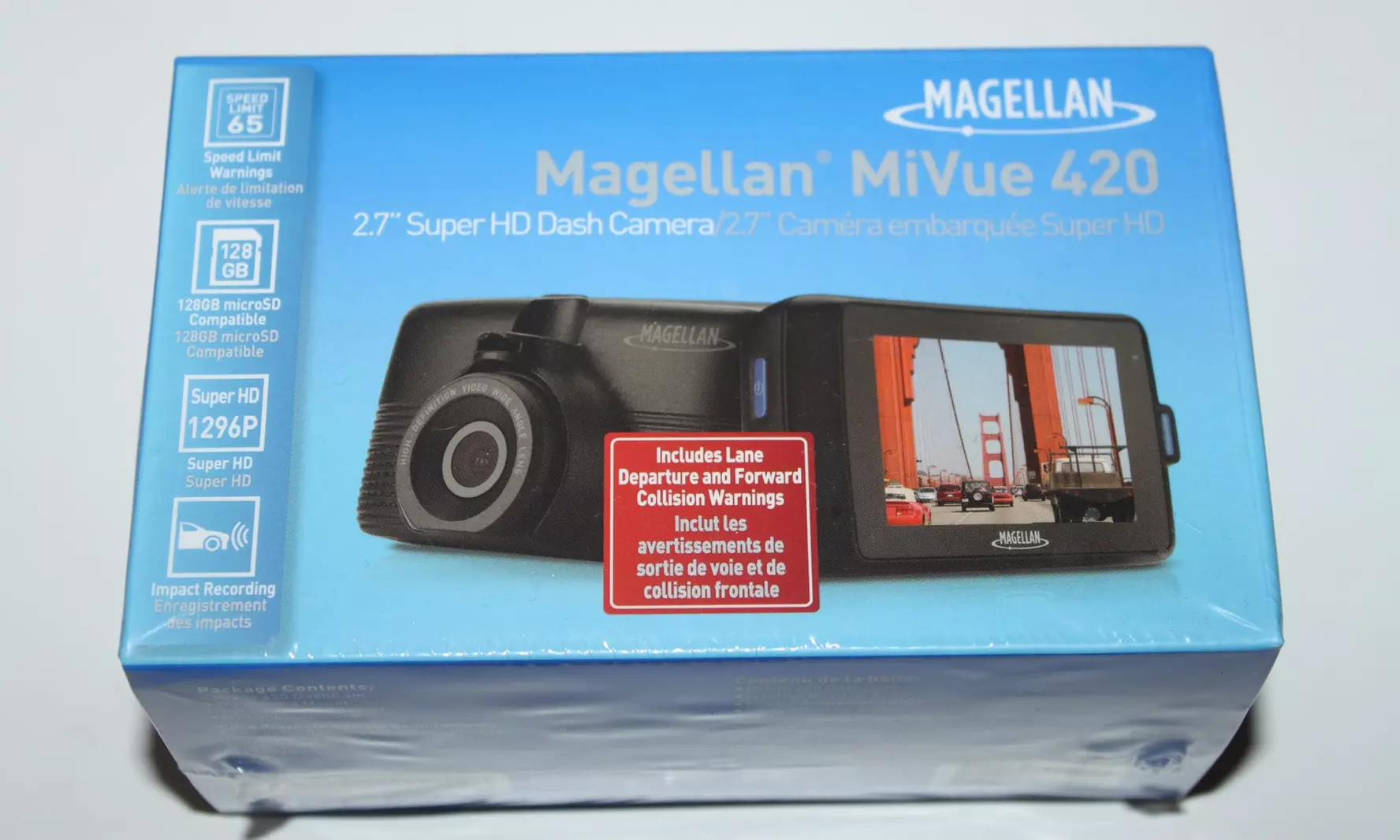 Magellan MiVue 420 1296p Super HD Dashcam with 8GB SD Memory Card - Second Medium