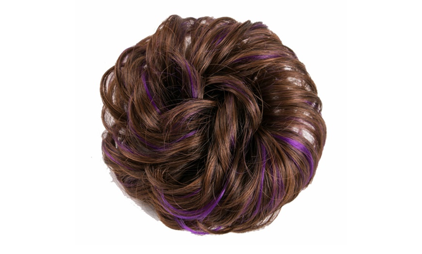 Image 2: Messy Bun Scrunchie Hair Extension