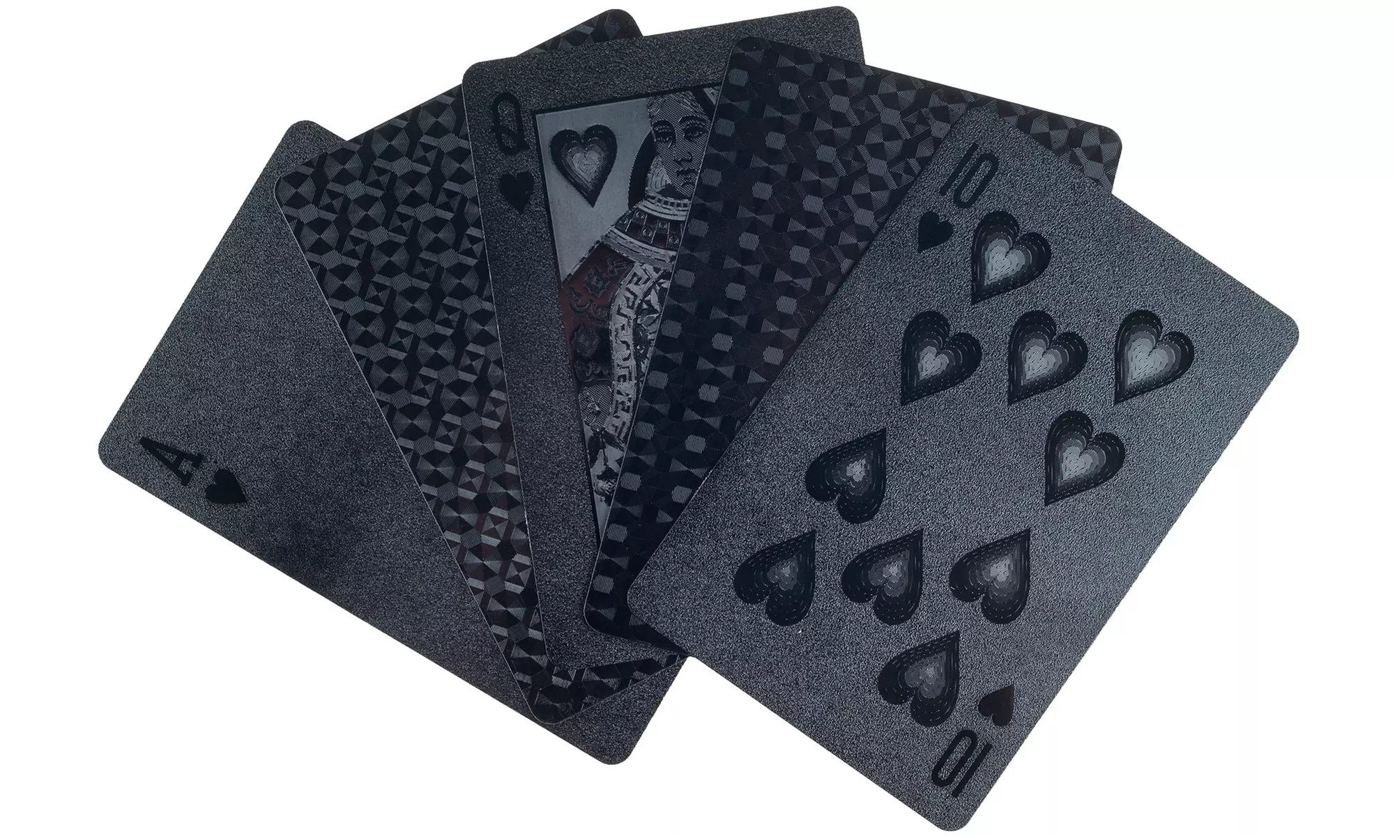 Devil Black Embossed Playing Cards - Primary Image