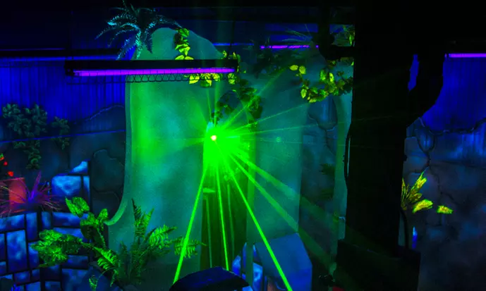 Two Laser Tag Games for Two or Four with Wood-Oven Pizza at Palasad (Up to 55% Off) - Primary Image