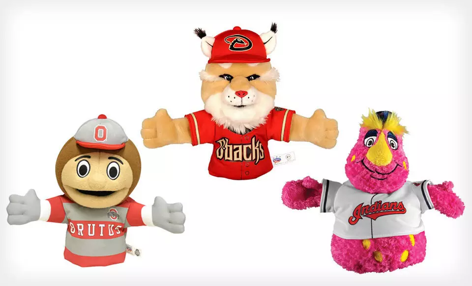 $11.99 for a National Sports Bleacher Creature Mascot Hand Puppet ($21.99 List Price). 24 Teams Available. - Second Medium