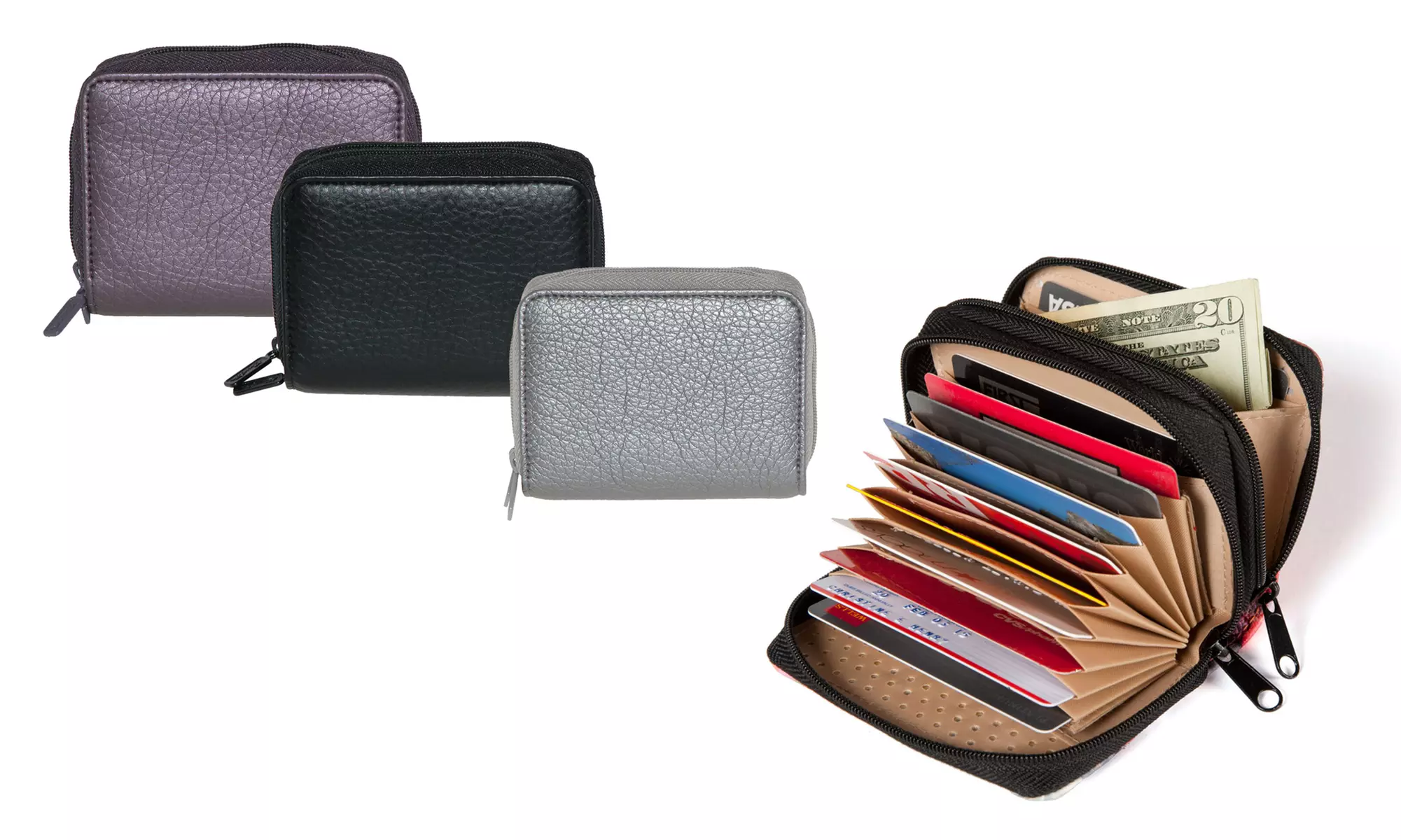 Buxton Pebble-Grain RFID Wizard Wallet - Primary Image