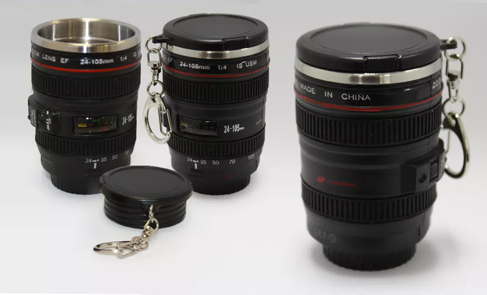 Set of 3 Mini-Camera-Lens Shot Glasses. Free Returns. - Primary Image