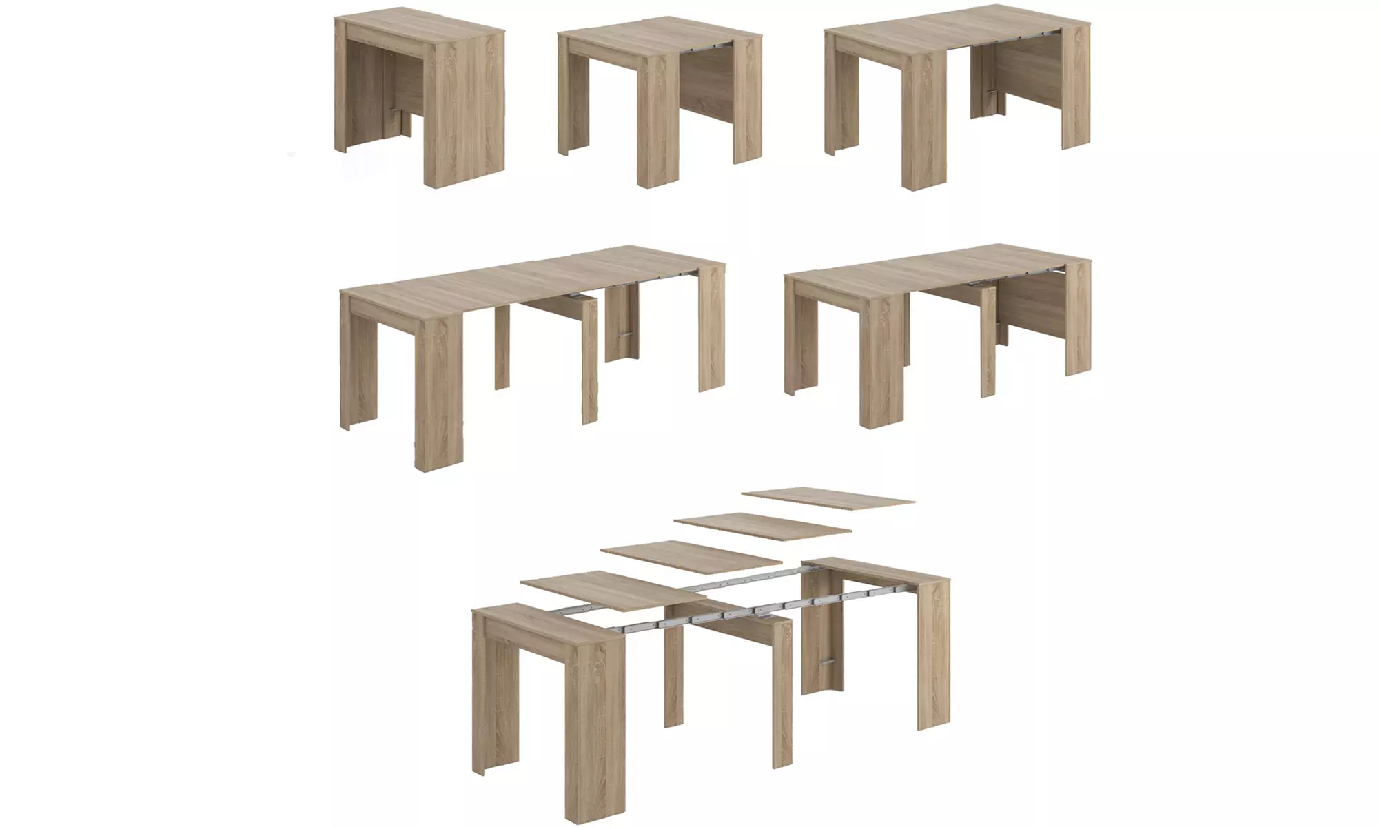 Ausziehbarer Konsolentisch „Prime"