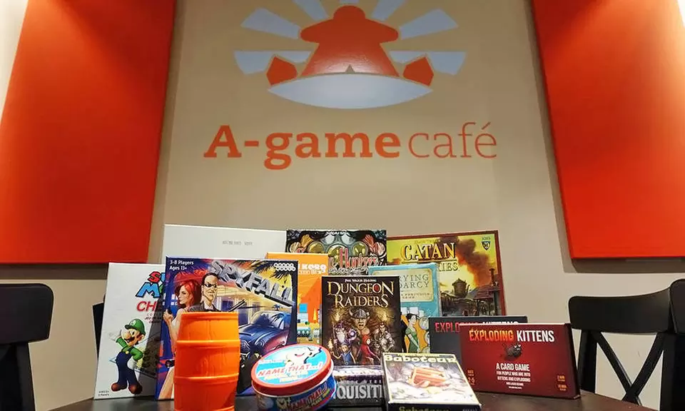 Unlimited Board Game Gameplay with Options for Food at A-Game Cafe (Up to 38% Off). Three Options Available. - Second Medium