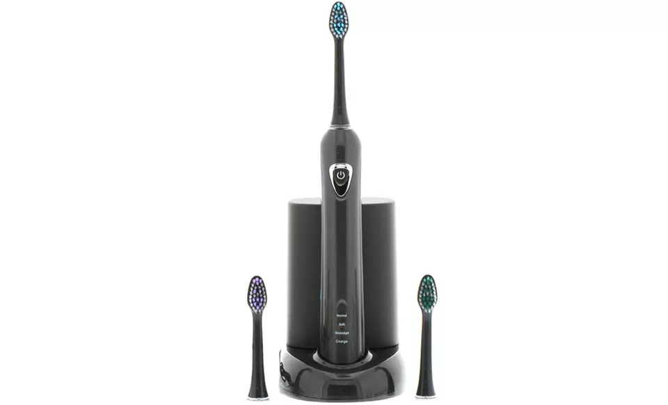 Great Smile Store Crystal Care Plus with UV Sanitizer Sonic Toothbrush - Chromium Edition - Second Medium