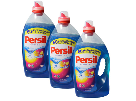 3x 3,96l Flaschen Persil Color Gel