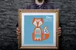 Personalized Kids' Art Framed Canvas Print from Graff.io - Second Medium