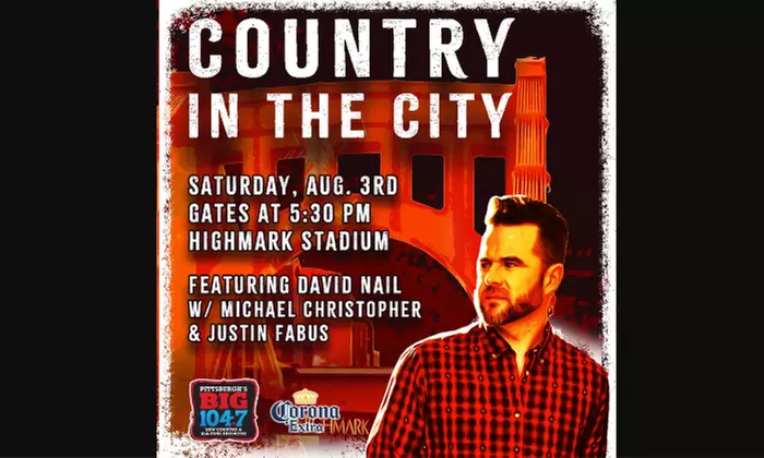 Country in the City Concert with David Nail on August 3 at 7:30 p.m. - Primary Image