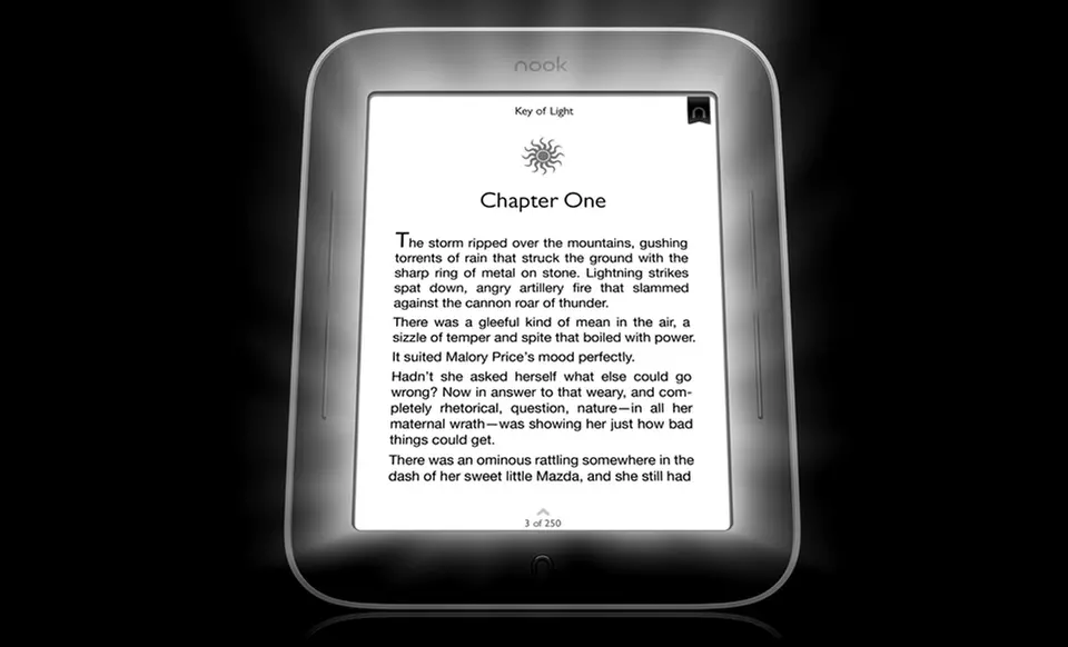 NOOK Simple Touch GlowLight (Refurbished)  - Primary Image
