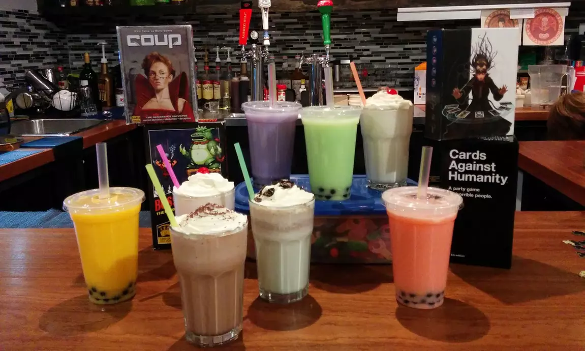 Gaming Passes and Non-Alcoholic Drinks for Two or Four at Crossroads Board Game Cafe (Up to 41% Off)
 - Primary Image