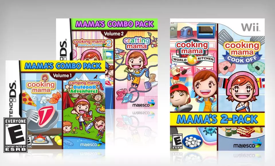 $12.99 for Cooking Mama Combo Packs for Nintendo DS or Wii ($19.99 List Price). Free Returns.  - Primary Image