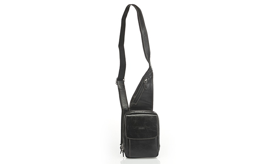 Image 4: Le Sac Italian Leather Shoulder Bag 