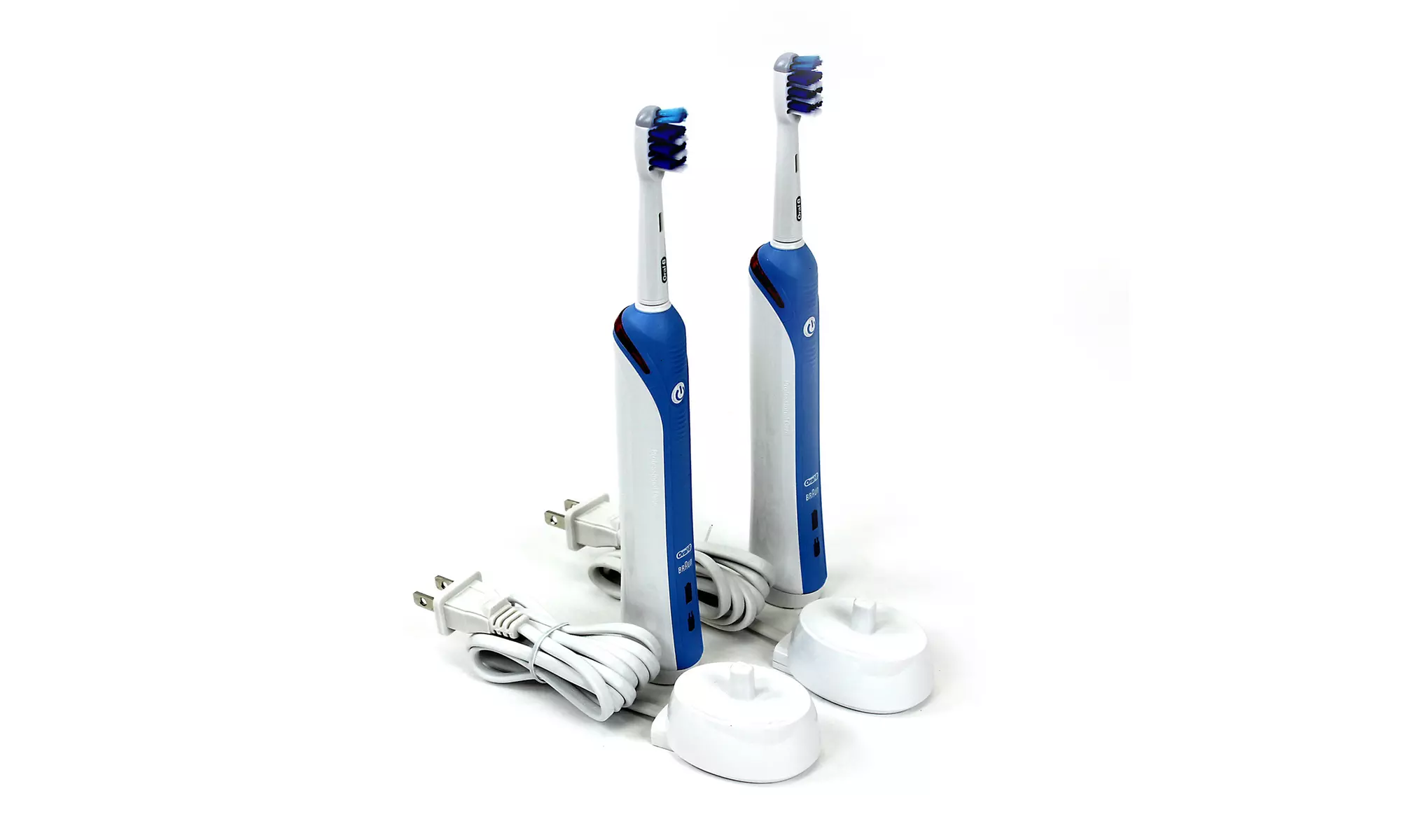 2 Oral-B Deep Sweep Rechargeable Electric Toothbrushes - Second Medium
